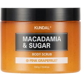 KUNDAL Macadamia & Sugar Body Scrub Pink Grapefruit – Körperpeeling mit Zucker