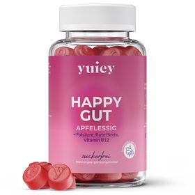 yuicy® Happy Gut - Apfelessig Fruchtgummies | Natürliches Probiotikum für deine Darmgesundheit