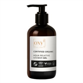 oxy8 Naturkosmetik AQUA RELATIVE SHOWER GEL – Pflegendes Duschgel. Beruhigt Hautprobleme