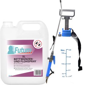 FUTUM Bettwanzenspray / Flohmittel + SPRÜHER