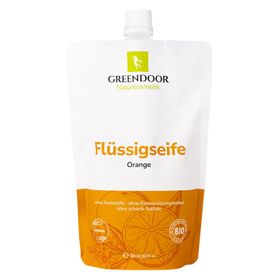 GREENDOOR Flüssigseife Nachfüllpackung Orange