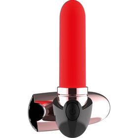 Minivibrator "Vibrating Lipstick" im Lippenstift-Design  | 10 Vibrationsmodi | Coquette