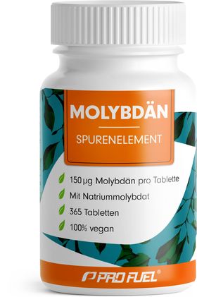 ProFuel - Molybdän Tabletten mit 150 µg Molybdän aus hochwertigem Natriummolybdat