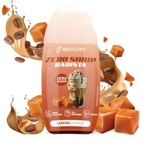 Neosupps Zero Sirup Barista, Caramel Geschmack, Vegan