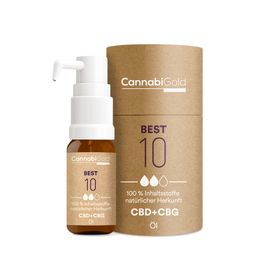 CannabiGold® Best 10 CBD- und CBG-Öl