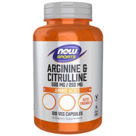 Now Foods Arginin & Citrullin 500 mg / 250 mg