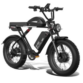 BLUVALL K10 Elektrisches Dirtbike, 52V 43Ah Doppelakku, Vollfederung