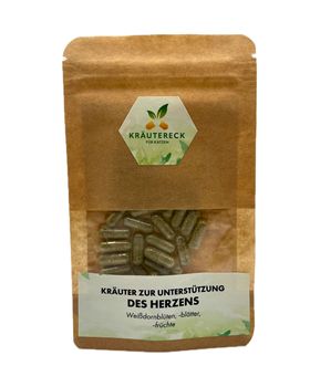 Kräutereck - Kräuterkapseln Herz Katze
