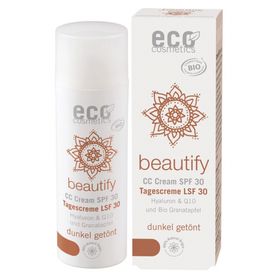 eco cosmetics CC Creme getönt LSF 30 dunkel 50ml
