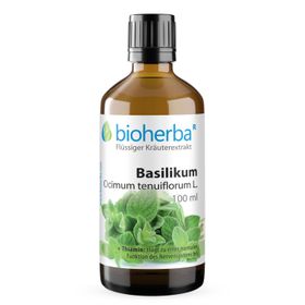 Bioherba Basilikum Ocimum tenuiflorum L. Tropfen Tinktur