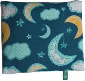 Wärmekissen 20x16 cm Mond blau Traubenkern