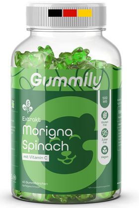 Gummily® Moringa Gummibärchen mit Spinat Extrakt