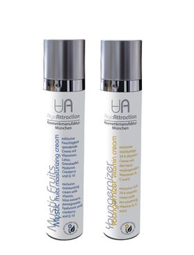 AGE ATTRACTION 24h Feuchtigkeit & Pflege - Vitamin A-C-E Creme + Moisture & Repair Fluid