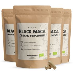 Cupplement - Schwarze Maca  500 mg BIO - Kapseln