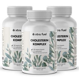 XTRA FUEL Cholesterin Komplex - Nährstoffkomplex mit Pflanzensterolen & Rotschimmelreis