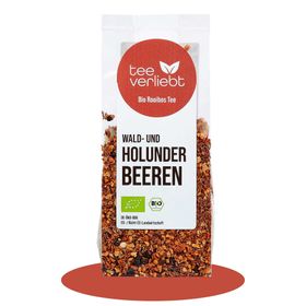 teeverliebt - Wald- und Holunderbeeren Bio loser Rooibostee