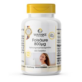 Warnke Vitalstoffe | Folsäure 800 µg