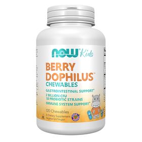 Now Foods BerryDophilus Kids 120 Kautabletten