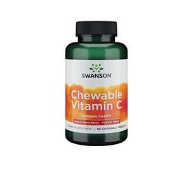 SWANSON Kautabletten Vitamin C Kirschgeschmack