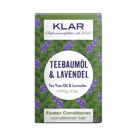 Klar-Seifen - Klar's fester Conditioner Teebaumöl/Lavendel (gegen Schuppen)