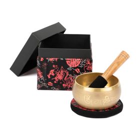 bodhi indische Klangschale mit BUDDHA Design in Geschenkbox