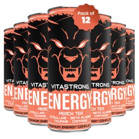 VITASTRONG ENERGY - Peach Tea 330ml [12x BOX]