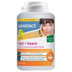 Sanotact Haut + Haare Bierhefe Tabletten