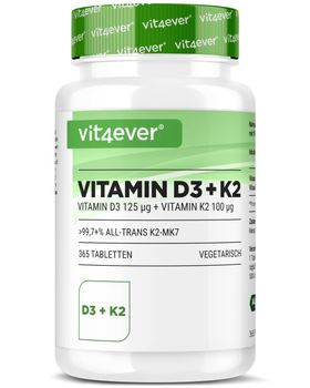 Vitamin D3 5.000 I.E. + Vitamin K2 100 mcg