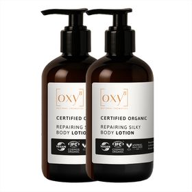 oxy8 Naturkosmetik REPAIRING SILKY BODY LOTION - Sparset 2er Packung