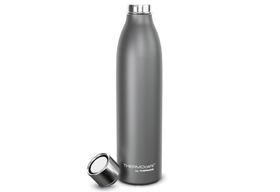 Thermos Einhand Isolierflasche TC Grau Matt