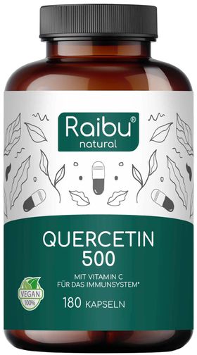 RAIBU Quercetin Kapseln Hochdosiert