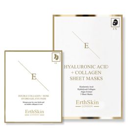 ErthSkin London Hyaluronsäure- und Kollagenmaske + Augenpads
