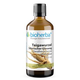 Bioherba Taigawurzel Sibirischer Ginseng Eleutherococcus senticosus Tropfen Tinktur