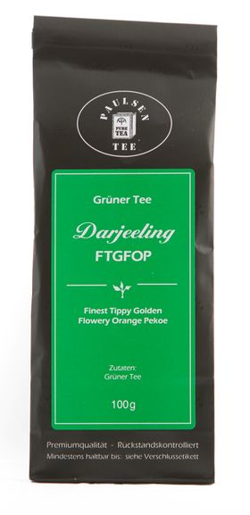 Paulsen Darjeeling FTGFOP, grüner Tee
