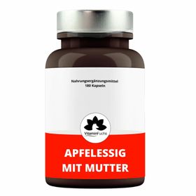Apfelessig Kapseln mit Mutter - apple vinegar cider with mother - VitaminFuchs