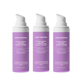 Glow Cocktail Restore & Refresh Collagen Cleanser Trio