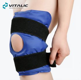VITALIC Ice Pack Kniebandage – Gelpack - Kühlgelpack für Wärme- und Kältetherapie