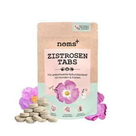 noms+ Zistrosen Tabs - 100% natürliches Zistrosen-Leckerli für Wald- & Wiesenspaziergänge