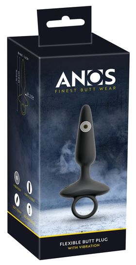 ANOS - Vibro-Analplug für Einsteiger*innen mit flexiblem Design
