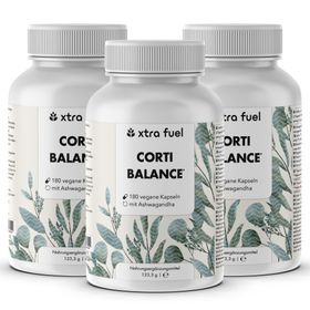 XTRA FUEL Corti Balance* - Nährstoffmix mit Ashwagandha (7 % Withanolide), Rhodiola & Vitamin B6