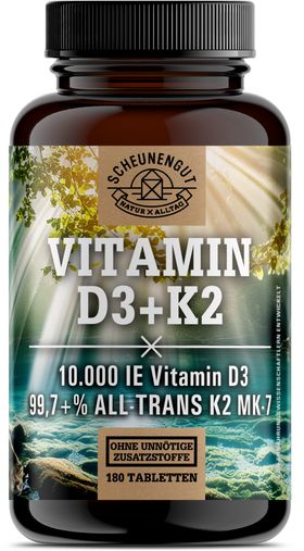 Scheunengut® Vitamin D3/K2 - 5000 IE D3 & 100µg K2
