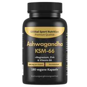 EXVital® Bio Ashwagandha KSM-66® Premiumrohstoff 600 mg pro Kapsel