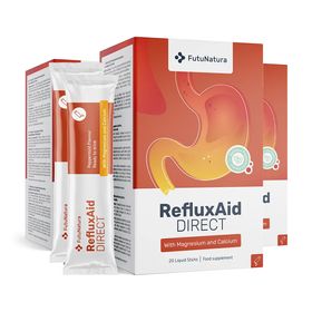 FutuNatura RefluxAid DIRECT - Getränk für Magensäure - Anti-Reflux & gegen Sodbrennen