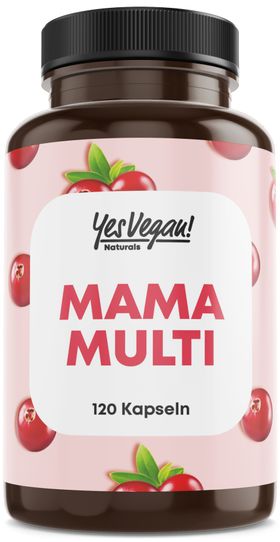Mama Multi 3-in-1 – Vitamine mit Folsäure, Eisen, Biotin, B-Komplex, C & D für jede Phase