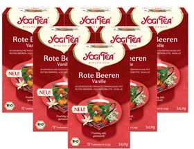 Yogi Tea - Rote Beeren Vanille Bio Früchtetee