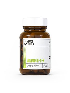 Spacegarden Vitamin D3, K2, A Kapseln