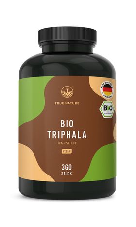 TRUE NATURE® Bio Triphala Kapseln - Vegan & Made in Germany