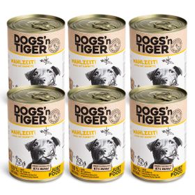Dogs’n Tiger Adult Premium Hundefutter, Mahlzeit, Huhn