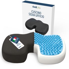 KediLife Ergonomisches Sitzkissen - Sitzkissen Bürostuhl und Autositz aus Memory Schaum