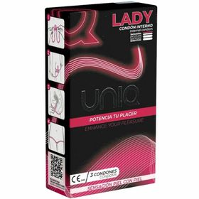Uniq - Latexfreie Frauen-Kondome mit Strumpfgurt